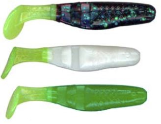 New Slider 2 1/8” Minnow Grub