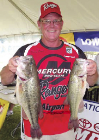 Bobby Boyd took third place with 17.01 lbs. and big fish for a 6.56 pounder.