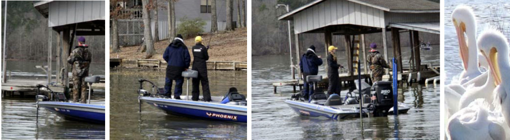 Boat captain Norman Brown coaches patience, patience. SFN photos Don Gowen