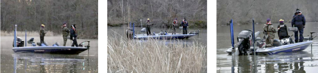 Mitchell and Brianna look for the strike. SFN photo Don Gowen