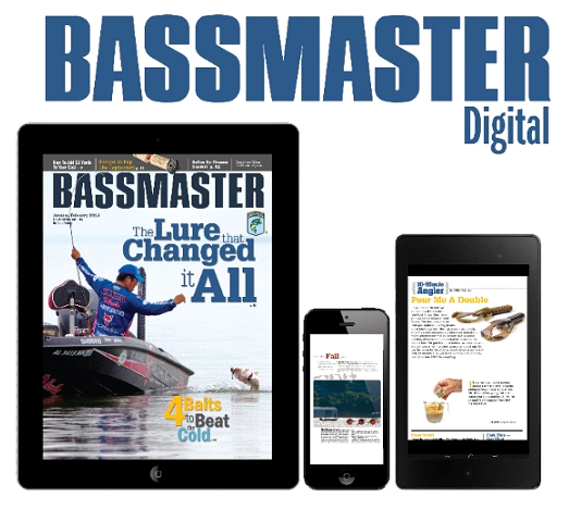 Digital Bassmaster has been redesigned for better viewing and functionality on smartphones and tablets to enhance the reader's experience.  Photo by Laurie Tisdale/Bassmaster