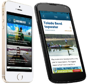 B.A.S.S. has introduced its newest interactive app, Bassmaster News, to help fans stay connected to all things bass fishing, all the time.   Photo by B.A.S.S