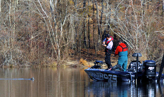 The top Team Trail finishers from across the country will have the chance to compete on the 2014 Bassmaster Classic fishery as the 2015 Toyota Bonus Bucks Bassmaster Team Championship heads to Lake Guntersville out of Marshall County, Ala., Dec. 9-12.   Photo by Seigo Saito/Bassmaster