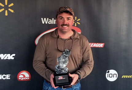 Chris Webb of Decatur, Ala., weighed a five-bass limit totaling 28 pounds, 8 ounces to win the first Choo Choo Division tournament of 2015 on Lake Guntersville earning him $6,000. 
