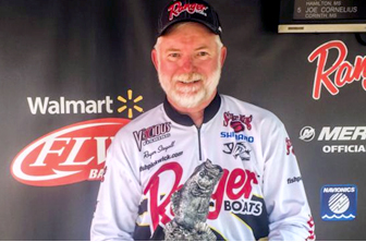 Roger Stegall of Iuka, Mississippi, weighed a five-bass limit totaling 19 pounds, 5 ounces Saturday to win the Mississippi Division tournament on Pickwick Lake and earned a check for $8,197. (FLW)