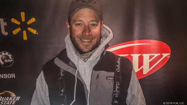 Derek Hicks of Rocky Face, Ga., won the Feb. 13 Choo Choo Division event on Lake Guntersville with a 25-pound, 3-ounce limit to earn a check worth over $6,000. BFL photo