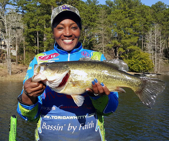 “Torica is a seminar speaker, videographer, accomplished tournament angler and wife to 24 year Army Soldier Phillip Whitty. 