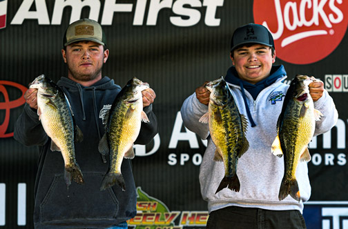 Noah Godwin and Cole Godwin Fish 1st place