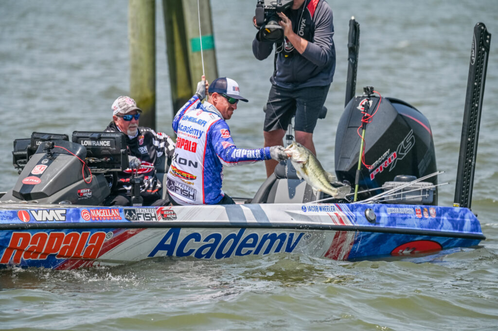 Wheelers win came on a new unreleased bait thats been a work in progress for quite a while called the Freeloader. Photo by Garrick Dixon